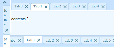 多种不同方向风格的tab标签切换效果插图源码资源库