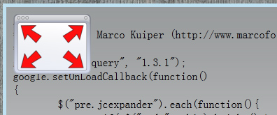 jquery代码模块自动伸缩效果插图源码资源库