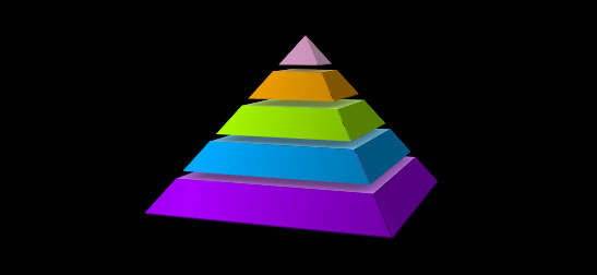 CSS3 3D金字塔旋转动画特效插图源码资源库