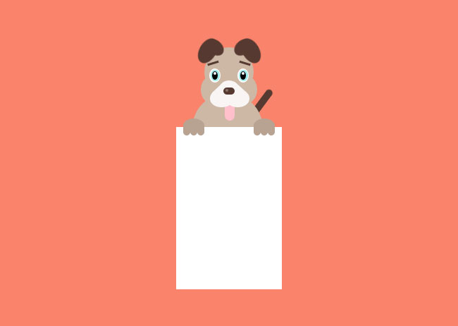 CSS3可爱害羞的小狗动画特效插图源码资源库