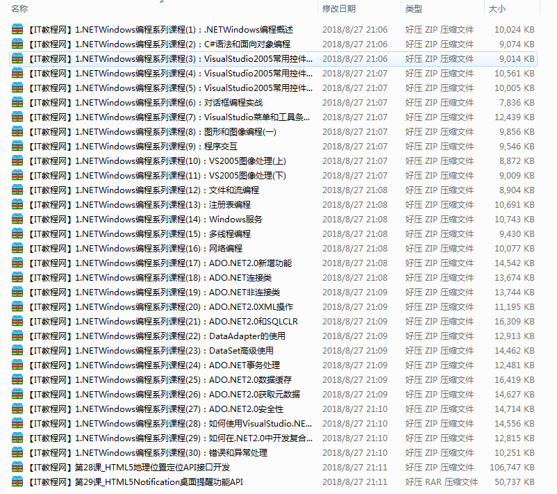 Windows. NET编程系列视频课程（32集）_NET教程插图源码资源库