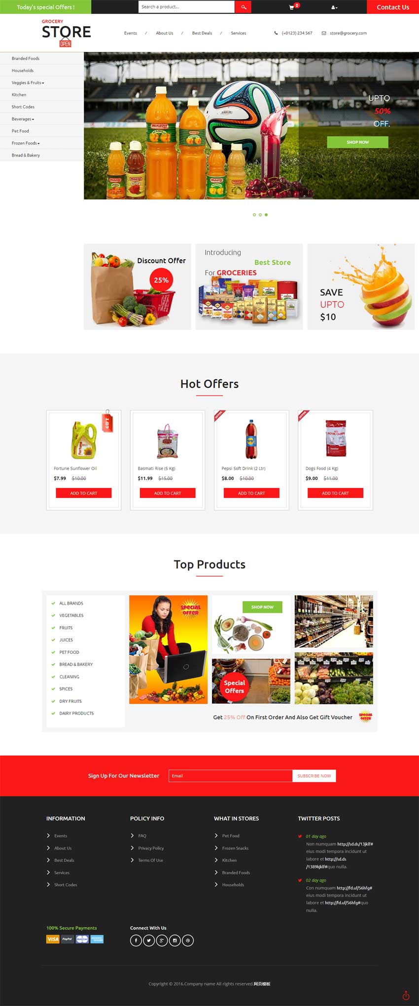国外网上超市购物商城模板html源码_商城网站模板插图源码资源库