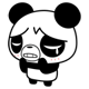 kapo猴和黑眼熊猫QQ表情 卡通浪漫搞笑的QQ表情_QQ表情插图源码资源库