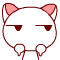 粉色DD猫QQ表情 搞笑小动物QQ表情_QQ表情插图源码资源库