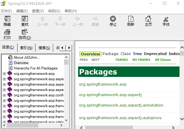 Spring3.0.2 RELEASE API chm插图源码资源库