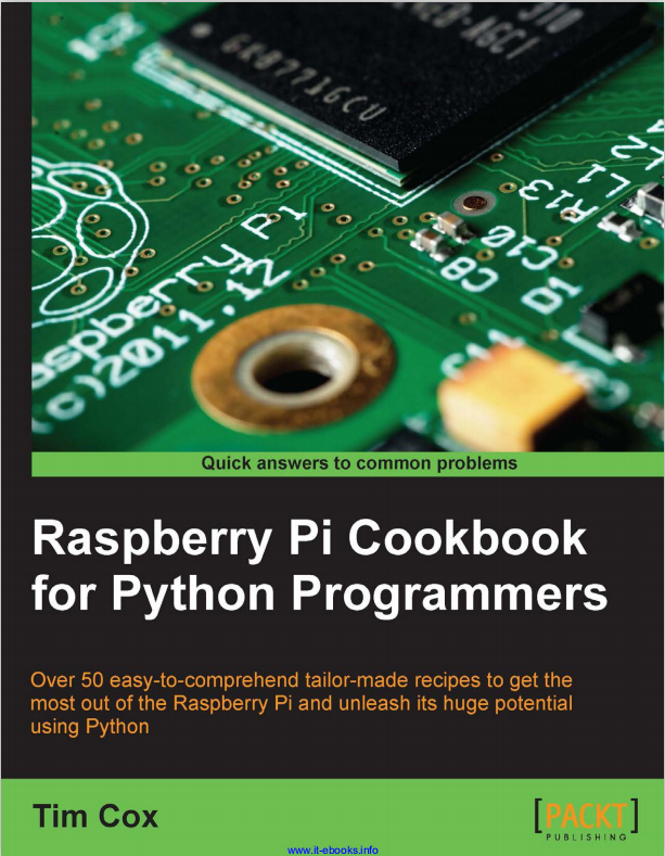 Raspberry Pi Cookbook for Python Programmers 英文PDF_Python教程插图源码资源库