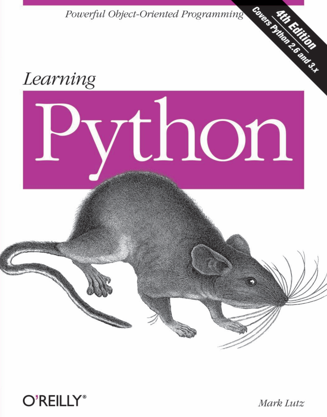 Learning Python 4th Edition-Oreilly 英文pdf_Python教程插图源码资源库