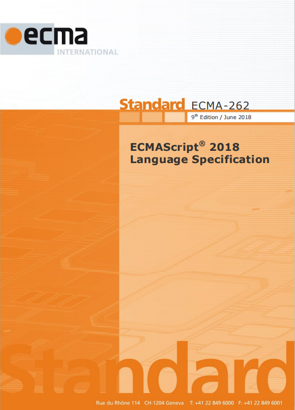 ECMAscript2018规范 完整pdf_前端开发教程插图源码资源库