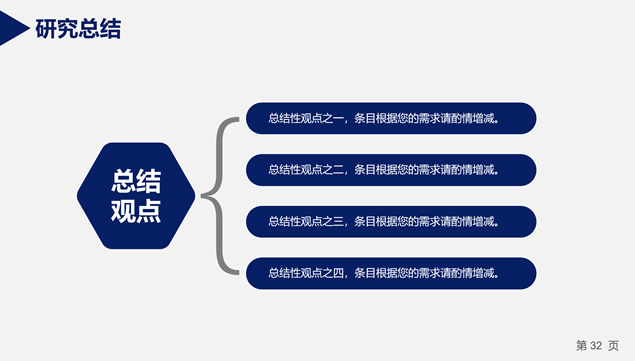 蓝灰扁平风北京大学完整框架论文答辩ppt模板插图源码资源库