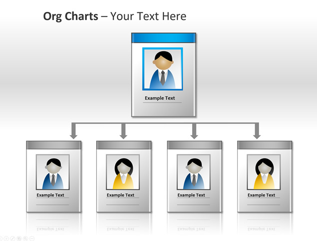 带头像图片的组织架构图表（6张）插图源码资源库