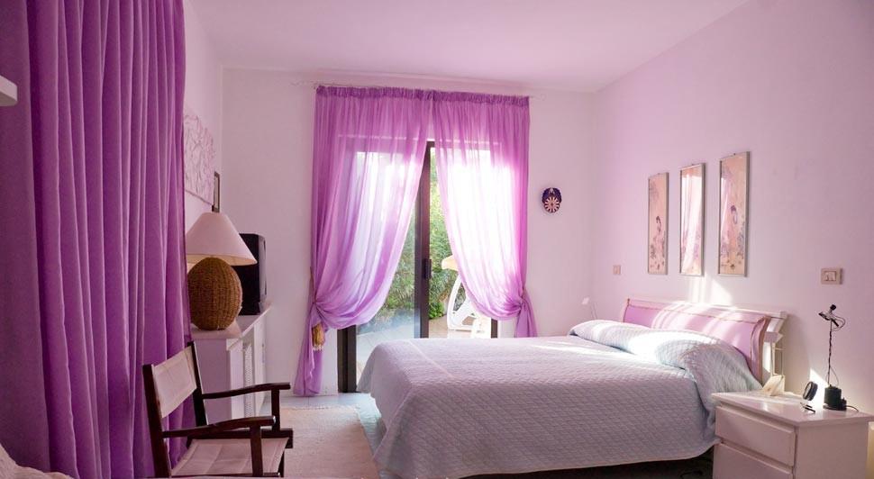 卧室紫色窗帘效果图插图源码资源库