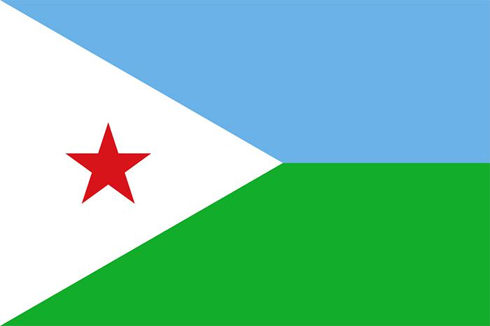 吉布提共和国国旗插图源码资源库