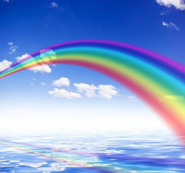 天空彩虹唯美图片插图