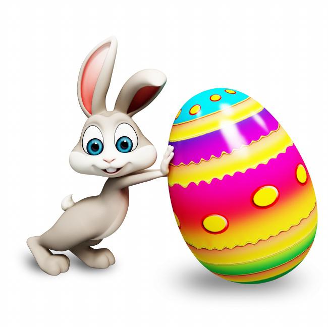 复活节兔子图片素材插图