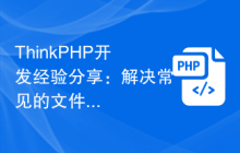 ThinkPHP开发解决常见的文件操作问题插图源码资源库